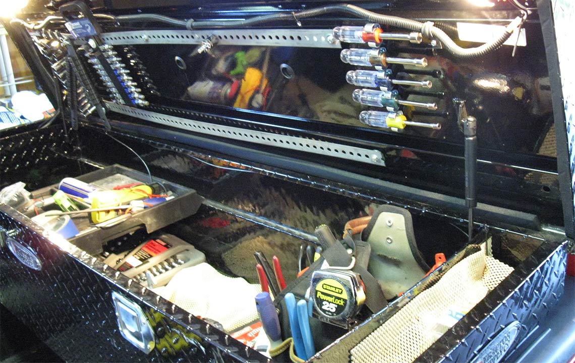 Truck Tool Box Organizer Ideas